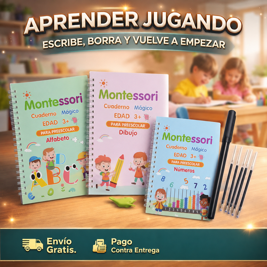 KIT COMPLETO 4 LIBROS CALIGRAFIA ESPAÑOL - PRACTICA,APRENDE Y MEJORA TU ESCRITURA