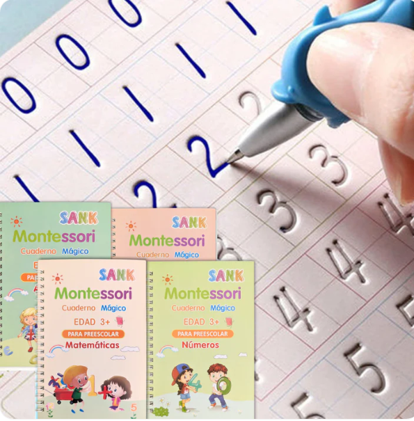 KIT COMPLETO 4 LIBROS CALIGRAFIA ESPAÑOL - PRACTICA,APRENDE Y MEJORA TU ESCRITURA